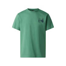 The North Face M Campıng Relaxed Short Sleeve Tee-graph Erkek Tişört Nf0a8gqmg571 Yeşil