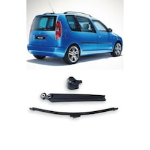 Skoda Roomster 2006-2015 Arka Cam Silecek Kolu Ve Süpürgesi Kapak Takım 6q6955707c