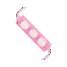 12 Volt 3 Watt Pembe Led Modül - 74x20 Mm - 3030 Çip Diğer