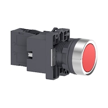 Schneider Electric XA2EW34B1 Kırmızı ışıklı yaylı buton- Ø22 - -