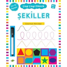 Çizgi Çizgi Etkinlik - Şekiller 4+ Yaş - Yqbx-618837