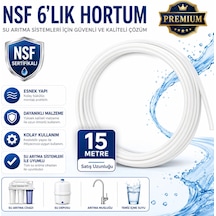Nsf Sertifikalı Premium 6 Lık Su Arıtma Hortumu 15 Metre 608696155