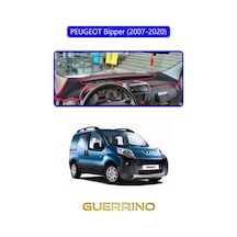 Peugeot Bipper 2007-2020 Torpido Koruma Halısı Mavi Kenar