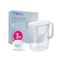 Brıta Style Essential Xl 3 X Maxtra Pro Pure Performance Filtreli Su Arıtma Sürahisi Beyaz 3,6l Diğer