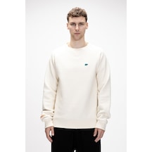 Diez Marshmallow Crewneck Erkek Sweatshirt Beyaz