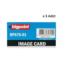 Bigpoint Akrilik İsimlik Dikdörtgen Şeffaf X 3 Adet Diğer