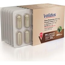 Validus Saw Palmetto 400 Mg L-arginine Pumpkin Seed Lycopene 60 Kapsül