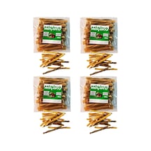 4 X 50li Naturel Burgu Ödül Çubuğu Ve Çiğneme Kemiği 8-10cm