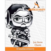 Game Of Thrones Jon Snow Charm Çok Renkli