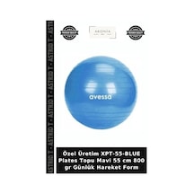 Özel Üretim Xpt-55-blue Plates Topu Mavi 55 Cm 800 Gr Günlük Hareket Form