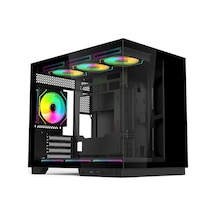 Hyper Rocket V332 Micro-atx 7 Argb Fan Siyah Oyuncu Kasası