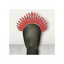 Kleopatra Alınlıksız-gelin Taçı Kına Party After Taç Kırmızı - 922947472 Kırmızı