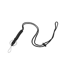 Gajeena Çok Amaçlı Hayat Kurtaran Paraşüt İpi - 2.5m Dayanıklı Kamp & Acil Durum Halatı Siyah