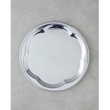 English Home Noble Metal İkram Tepsisi 35 Cm Silver