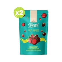 Sütlü Çikolata Kaplı Kurutulmuş Çilek Draje 2 X 60gr