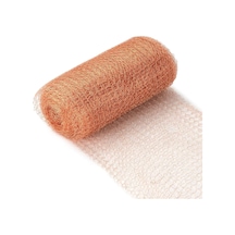 Hongmei Bakır Örgü Sincap Kovucu - Bahçe Ve Ev Koruma İçin Esnek Bakır Bant Bej 4xl