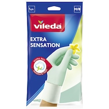 Vileda Extra Sensation Orta Boy Bulaşık Eldiveni Yeşil M