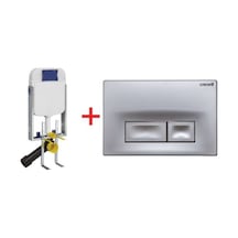 Creavit 2'li Gömme Rezervuar Seti 8 Cm Gr5001 gp3002 Beyaz