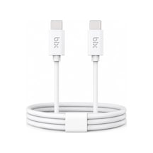 Bx-uc02c 60w Type-c To Type-c Hızlı Şarj Ve Data Kablosu 1.2 Metre Beyaz Standart