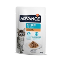 Advance - 851 - Cat Kıtten Chıcken Wet - Ilkestor - Pouch 12x85gr