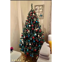 Yılbaşı Çam Ağacı 180 Cm 580 Dal Demir Ayaklı