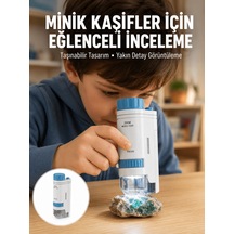 Lexroo Pmma Optik Lensli Kompakt Taşınabilir Mikroskop Yeni Nesil