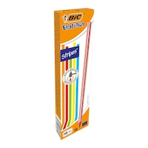 Evolution Stripes Kurşun Kalem 12'li Kutu,kıymık Oluşturmaz, Çiğnemeye Karşı Dayanıklı, Kolay Açılır Genel