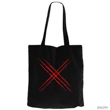 X-Men Logo Red Siyah Kanvas Bez Çanta