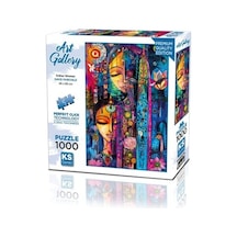 1000 Parça Indian Temalı Eğlenceli Puzzle Deneyimi Açık Mavi