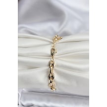 Mey İthalat 14k Gold Renk Kaplama Kahve Çekirdeği Model Cm Kadın Bileklik - Özel Seri Meyeb692acc0823a99b631900915a Altın