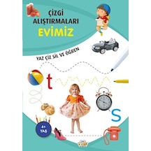 Evimiz - Çizgi Alıştırmaları 4+ - Emine Ulusoy