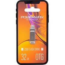 Powerway 32 Gb İphone Usb 2.0 Otg Metal Flash Bellek
