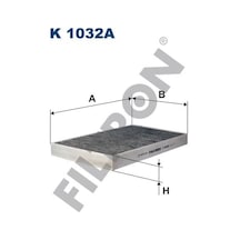 FILTRON K1032A POLEN FİLTRESİ AUDI A6 (4B/C5) 1.8 T 150HP 01/97-0