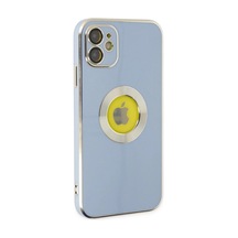 Apple Uyumlu iPhone 12 Kılıf Store Silikon - Sierra Blue 0.2M-Çok Renkli