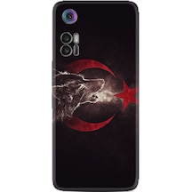 Tcl 30 Kılıf Resimli Silikon Kurt Ve Ay Yıldız 1403