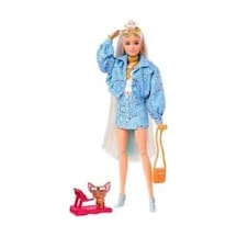 Mattel Barbie Extra Mavi Takımlı Bebek