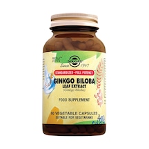 Ginkgo Biloba Leaf Extract 60 Kapsül
