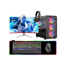 Dragos DRX6856 R5-3600 16 GB 512 GB NVMe RTX3050 23.6" Dos Masaüstü Oyuncu Bilgisayarı