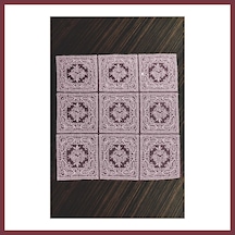 Storeşahin Vitrin Peçetesi Dantel Masa Peçetesi 12 Adet Shn0720 Çok Renkli