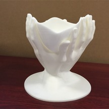 El Şeklinde 3d Yazıcı Dekoratif Kase - 17x17x15 Cm 17 X 17