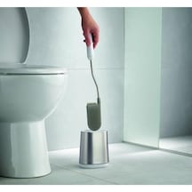 Joseph Joseph Flex Lite Çelik Tuvalet Fırçası - Beyaz 70561