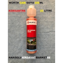 Würth Cam Suyu Sabunlu Oto Cam Suyu Konsantre 250Ml 25Lt