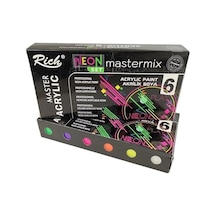Rich Akrilik Boya Master Mix Neon Set 6 Lı 60 Cc
