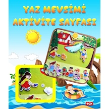 Tox Yaz Keçe Cırtlı Aktivite Sayfası - Çocuk Etkinlik . Eğiti