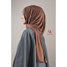 Bilenler Tesettür Penye Şal - 65 X 175 / Kahverengi KAhverengi