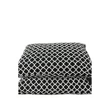 More Home Kapaklı Yastık Kılıfı 2 Adet 50 X 70 Cm Siyah Beyaz Siyah - Beyaz