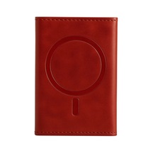 Tema Magsafe Deri Kartlık - Kırmızı Diğer