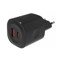 Yetty 25w Usb-c Pd +18w Usb-a Qc Süper Hızlı Şarj Adaptörü Tek Başlık Siyah Yt-25b Yerli Üretim