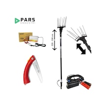 Pars Olive Premium Akülü Zeytin Hasat Makinası + Şarj Cihazi + Testere