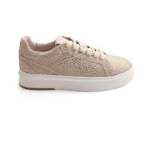 Bambi Bej Lame Kadın Sneaker K01791072772